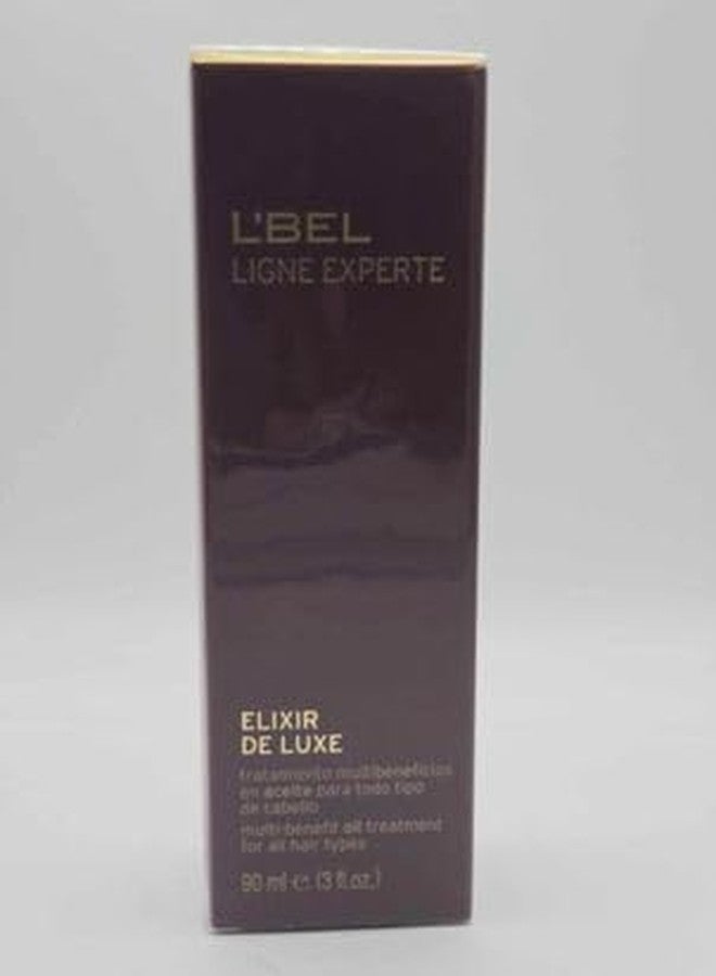 L'Bel LBEL, ELIXIR DE LUXE, MULTI-BENEFIT TREATMENT FOR ALL HAIR TYPES, 3 FL. OZ. - Image 2